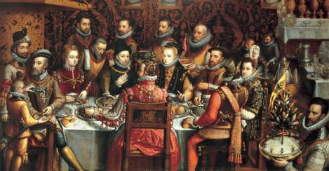 Un típico banquete renacentista.